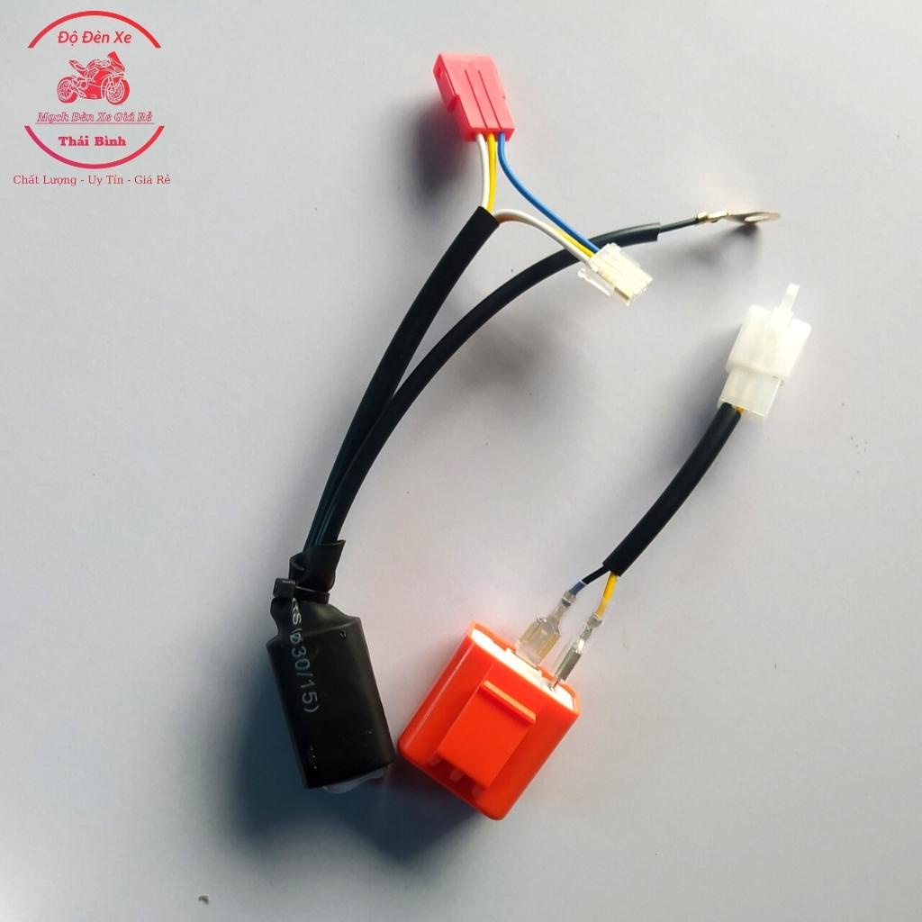 Mạch hazard winner X wave, Mạch ưu tiên các dòng honda lắp trên công tắc zin kèm cục chớp điện tử