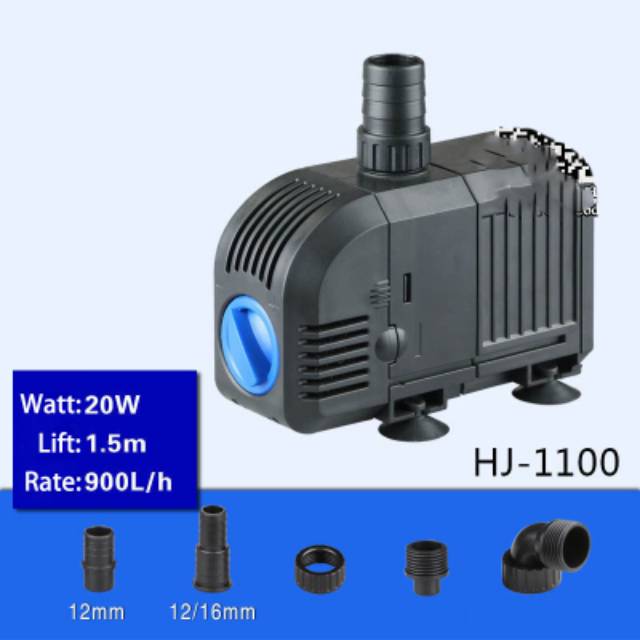 Máy Bơm Nước Bể Cá 20w - Hj-1100 - Màu Đen