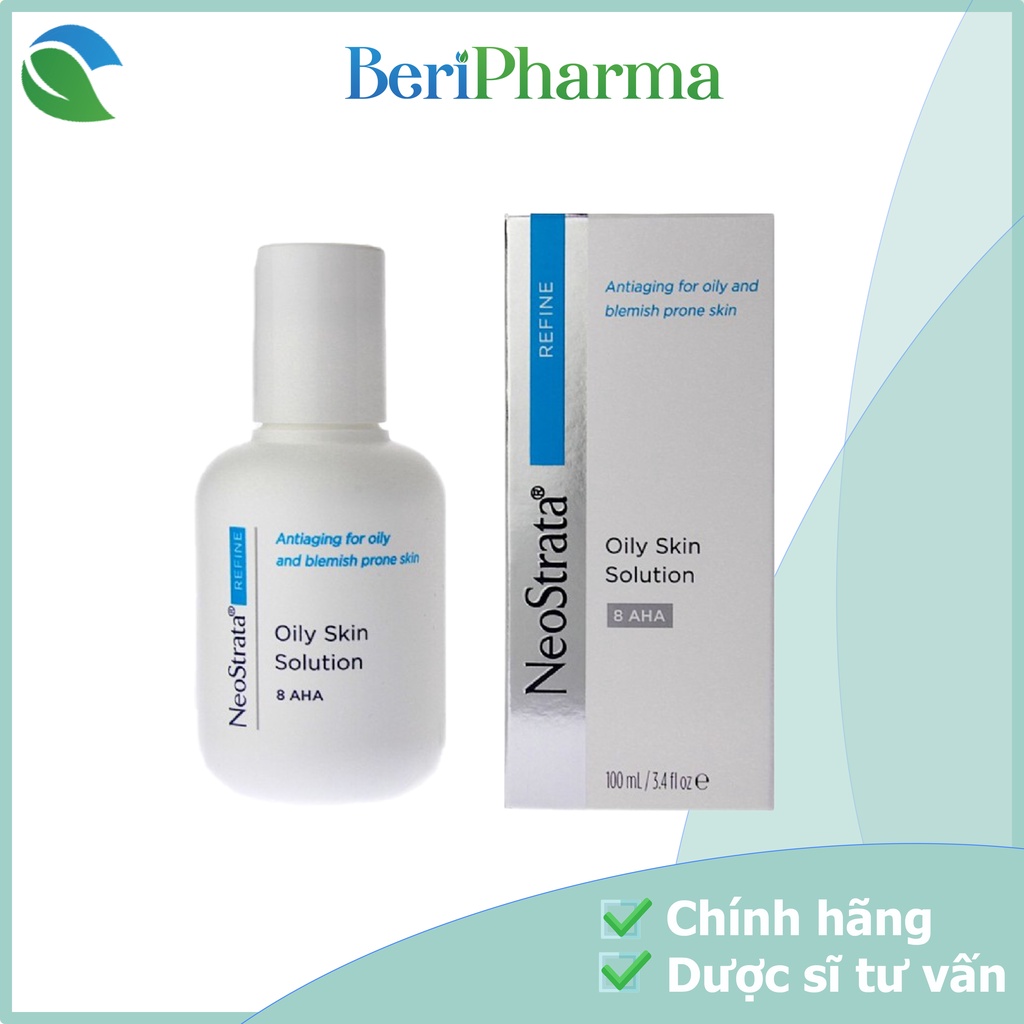 ✅[CHÍNH HÃNG] Neostrata Toner Tẩy Da Chết Hóa Học Clarify Oily Skin Solution Lotion AHA 8% 100ml