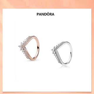 Nhẫn pandora bạc 925 đính đá lấp lánh