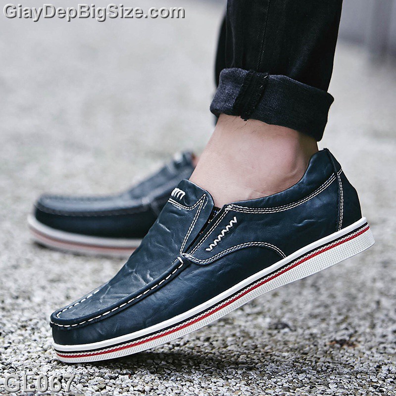 Giày mọi giày lười big size cỡ lớn EU:45-46 cho nam chân to