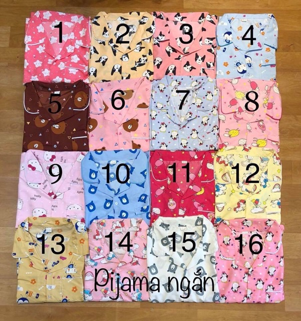 Bộ ngủ Byjama tay ngắn quần ngắn | BigBuy360 - bigbuy360.vn