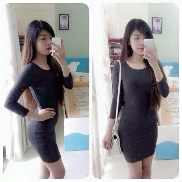 Đầm thun body F21
