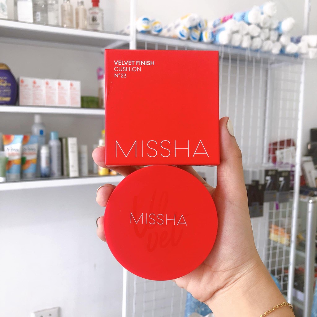 [VỎ ĐỎ] Phấn Nước Missha Velvet Finish Cushion – Phiên bản mới 2018