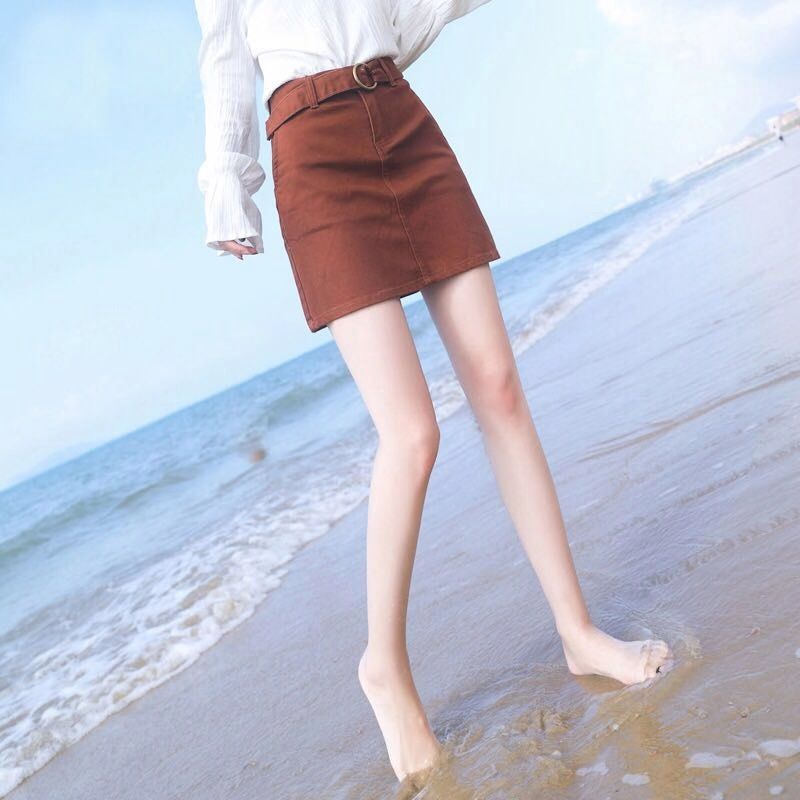 Chân Váy Denim Dáng Chữ A Lưng Cao Thời Trang 612 | BigBuy360 - bigbuy360.vn