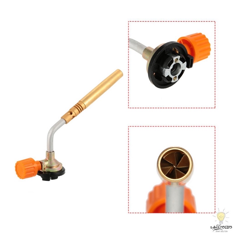 Khò ga đồng 1 nòng lắp bình gas mini