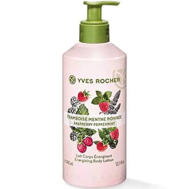 Lotion, dưỡng thể Yves Rocher Phúc bồn tử 390ml