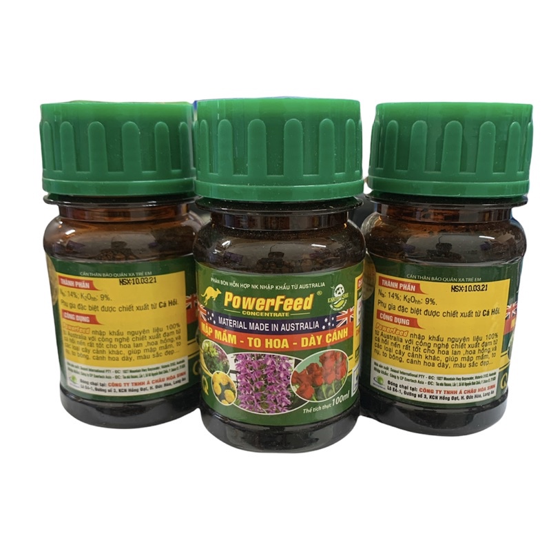 Phân Bón Hỗn Hợp NK Nhập khẩu Úc - PowerFeed 100ml