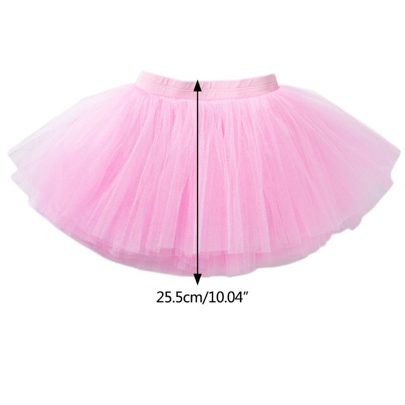 Chân Váy Xòe Tutu Phối Lưới Múa Ballet Xinh Xắn Cho Bé Gái