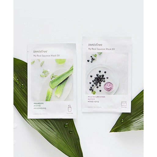 Mặt nạ Innisfree My Real Squeeze Mask EX - bao bì mới