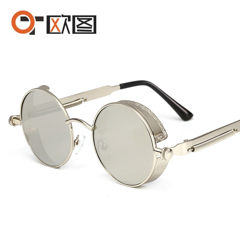 Kính mát có gọng tròn phong cách độc đáo thời trang 2518