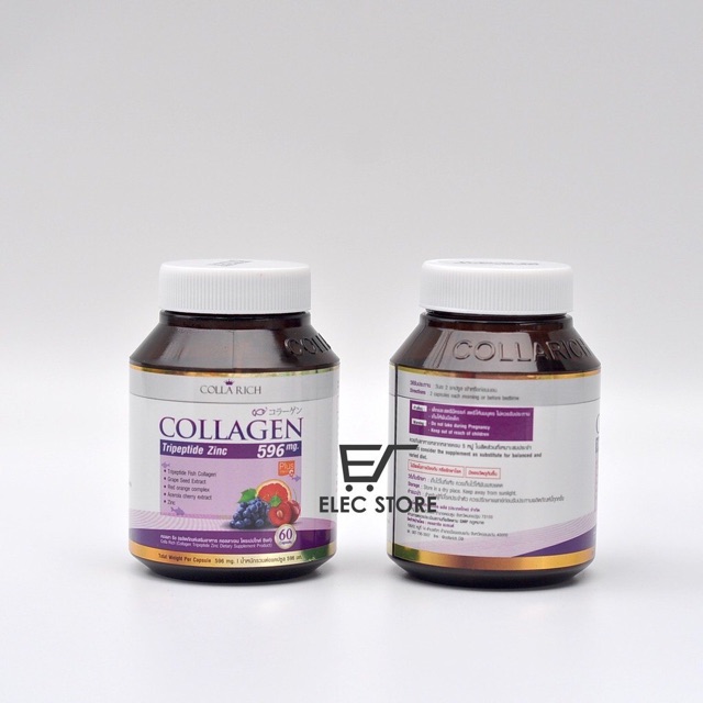 Collagen 596mg Thái Lan 60v bổ sung dưỡng chất làm đẹp