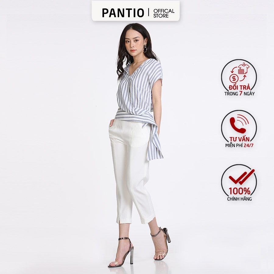 FAS52325 - Áo sơ mi sát nách hoạ tiết sọc thời trang - PANTIO