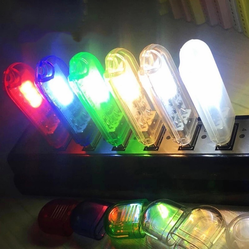 Đèn Led Đọc Sách 3 Bóng Nhiều Màu Sạc Cổng USB Tiện Dụng