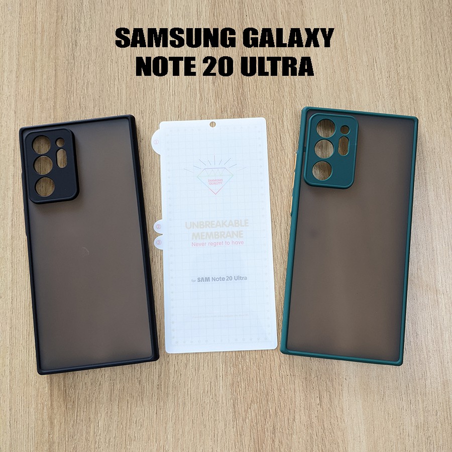 Bộ miếng dán chống xước màn hình PPF Note 20 Ultra - Ốp lưng viền camera Galaxy Note 20 Ultra