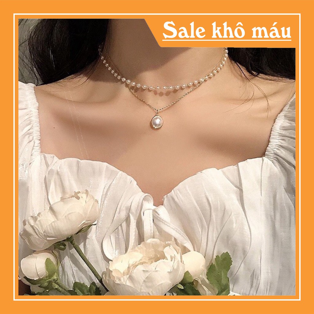 [Mã SKAMSALE06 giảm 10% tối đa 100K đơn 150K] Vòng cổ choker nữ tính dịu dàng phong cách Hàn quốc