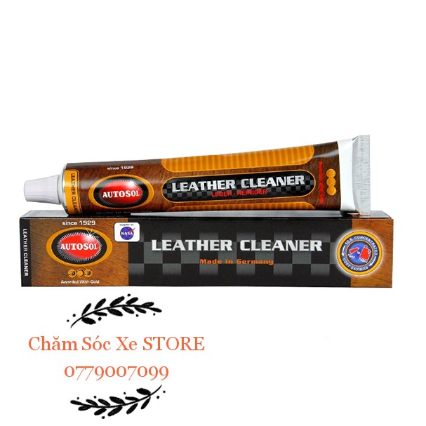 Kem Vệ Sinh Phục Hôi Màu Da Nhập Khẩu ĐỨC AUTOSOL LEATHER CLEANER 75ML chamsocxestore