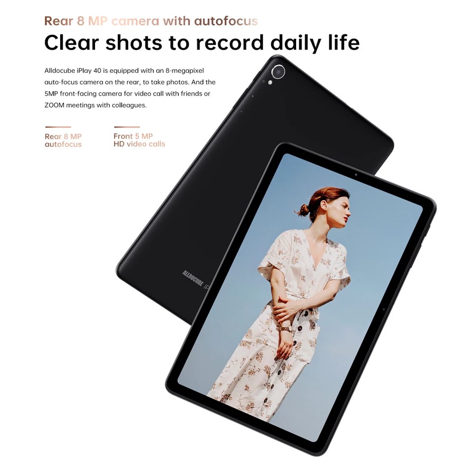 MÁY TÍNH BẢNG Tablet Alldocube iPlay 40 8GB RAM 128GB ROM chơi Liên Quân, Pubg, Genshin mượt mà | BigBuy360 - bigbuy360.vn