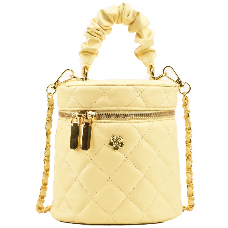 Túi Đeo Chéo Thêu Họa Tiết Kẻ Ô Phối Dây Xích Thời Trang Mùa Hè Mới 2022 Cho Nữ