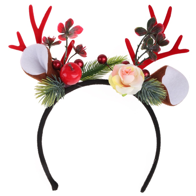 Băng Đô Cài Tóc Hình Sừng Tuần Lộc Giáng Sinh