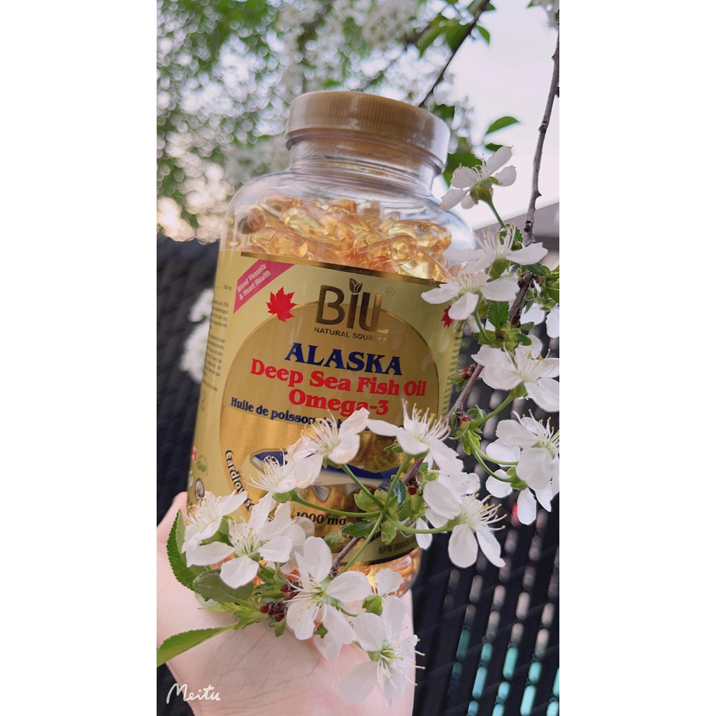 Viên uống cải thiện trí nhớ giúp sáng mắt & tăng cường miễn dịch Fish Oil 1000mg Omega-3 Canada - HDCFamily