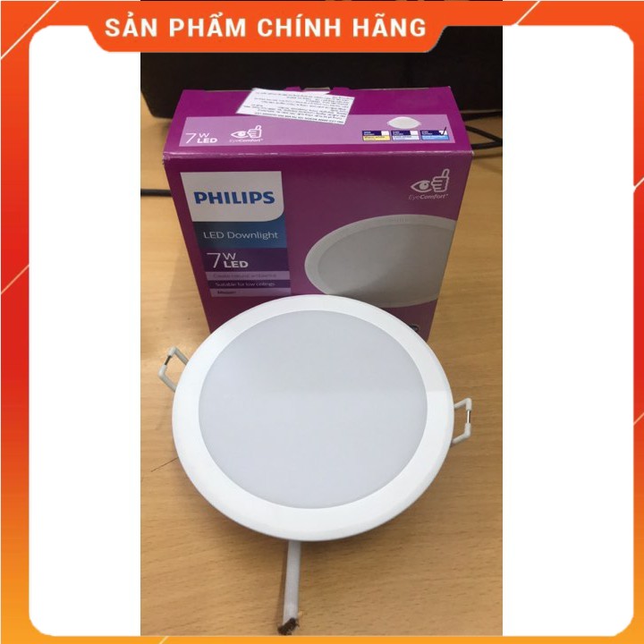 Đèn led Philips 7W, 9W lắp âm trần chính hãng philips