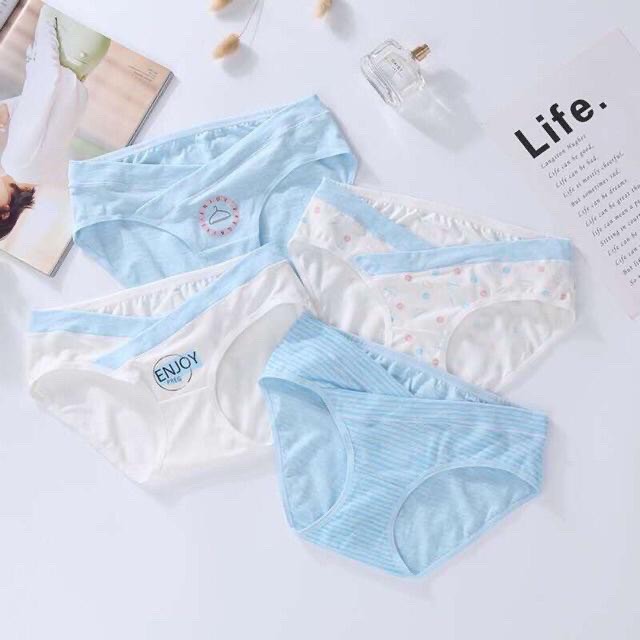 combo 4 quần lót cotton bà bầu