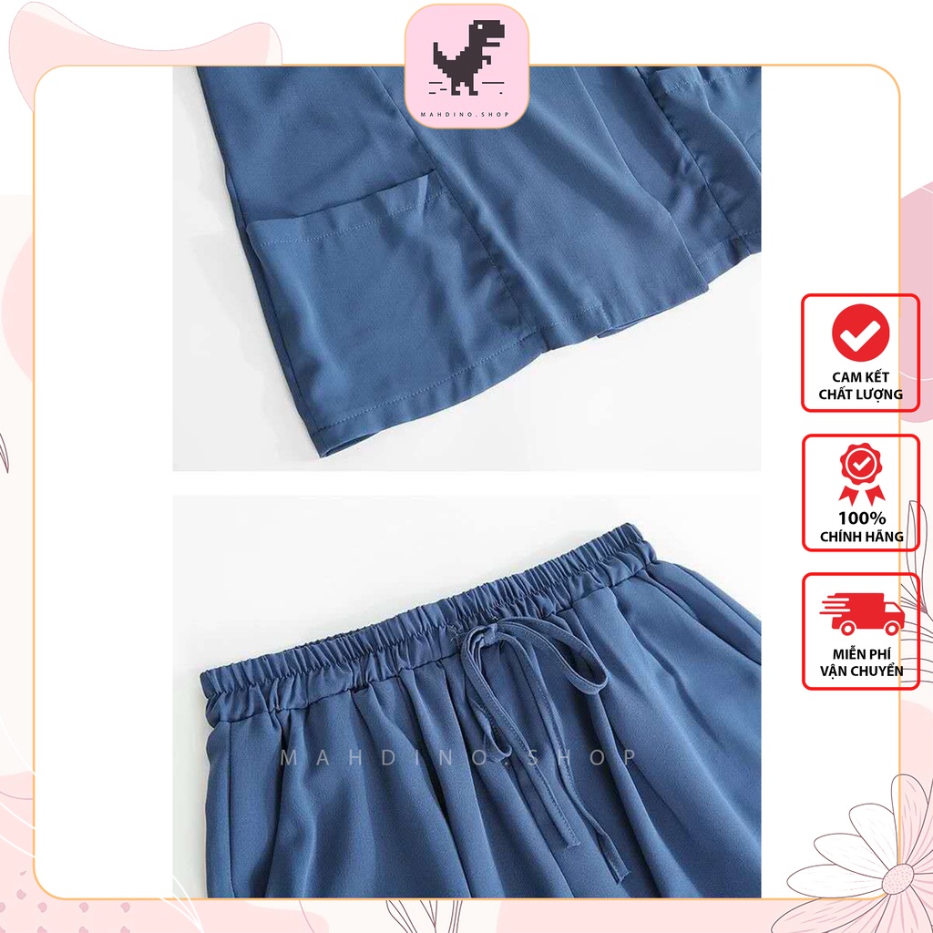 [ORDER]Set ÁO BLAZER MIX QUẦN SOOC style ulzzang/Set áo vét hai dây mix quần ống sooc siêu xinh mahdino.shop | BigBuy360 - bigbuy360.vn