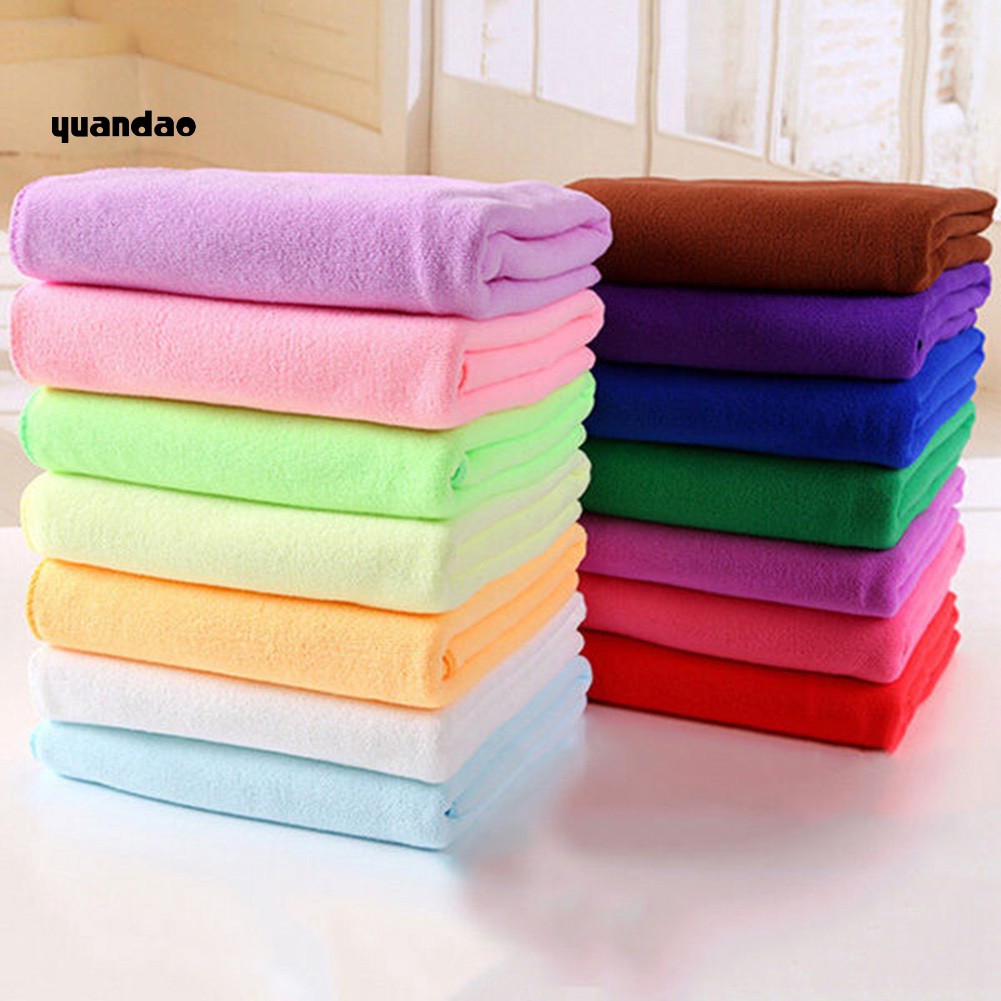 Khăn lau thấm hút nhanh chất liệu Microfiber mềm mịn kích thước 35x75cm