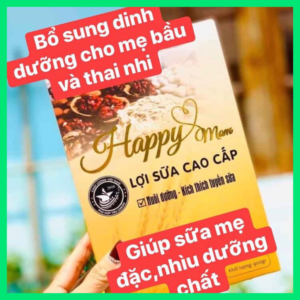 {Top 1 lợi sữa} Ngũ cốc lợi sữa cao cấp Happy Mom dùng cho mẹ bầu và sau sinh muốn bổ sung giúp sữa đặc hơn