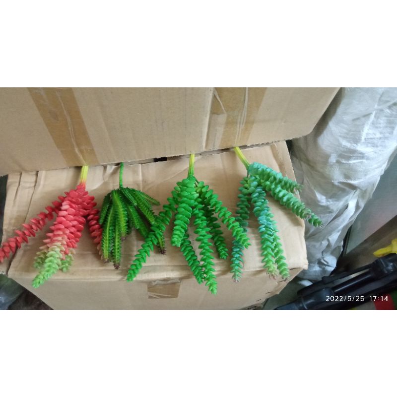 Sen đá giả cành dài 6 nhánh - 12 nhánh - trang trí nhà cửa