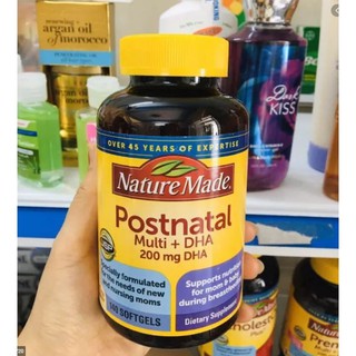 Nature Made Postanal Multi DHA 60 viên cho mẹ sau sinh (mẫu mới)