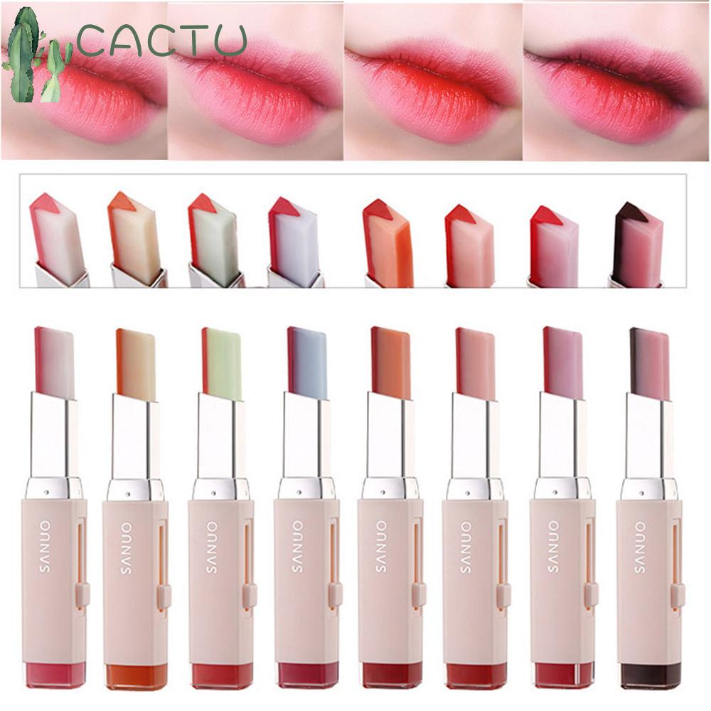 (Hàng Mới Về) Son Môi Dưỡng Ẩm Lâu Trôi Chống Thấm Nước Màu Sắc Thời Trang