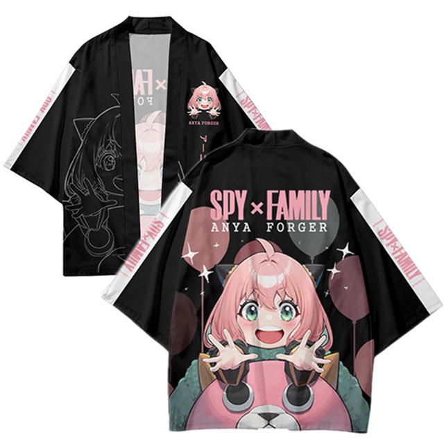 Áo Khoác Kimono Hóa Trang Nhân Vật Anya Forger