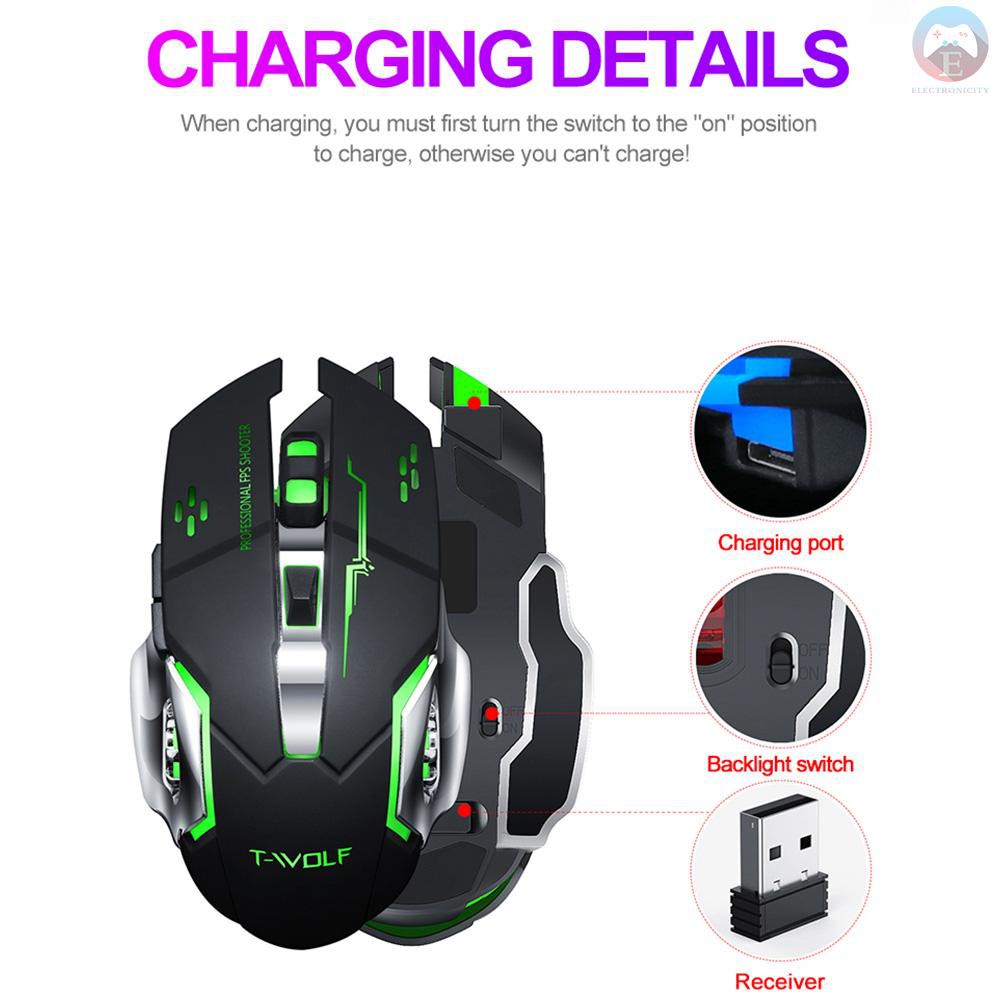 Chuột Máy Tính Không Dây Q13 2.4g 3dpi Có Thể Điều Chỉnh Mức Độ Tiện Dụng