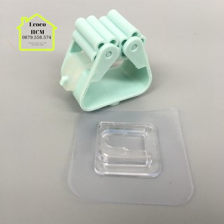 Móc treo chổi dán tường đa năng