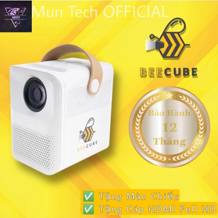 ∏๑Máy Chiếu Mini Beecube X2 Max - Full HD 1080P - Hệ Điều Hành Android - Bảo Hành 12 Tháng Tặng Màn Chiếu Tặng Cap HDMI