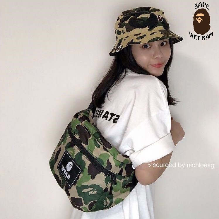 [FREESHIP] Túi đeo chéo Bape Camo Green 2021 - BAPE 2021 SPRING SUMMER MOOK MAGAZINE SHOULDER BAG Bape VN