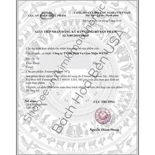 COMBO 3 lon sữa ENSURE MỸ 397g[DATE2/25]