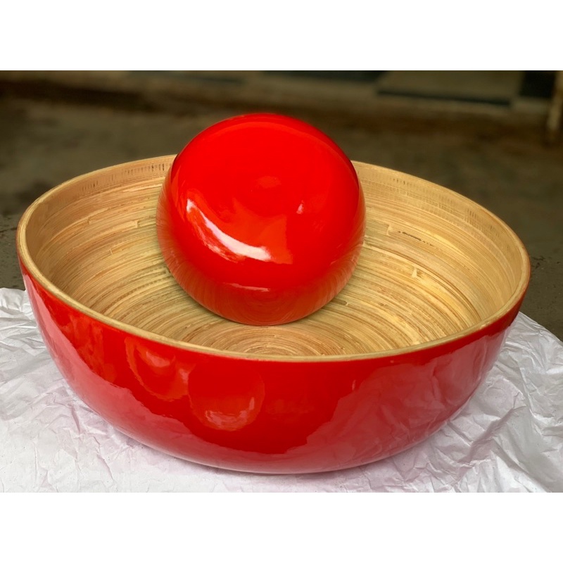 Chậu ngâm tay chân tre cho spa, nail