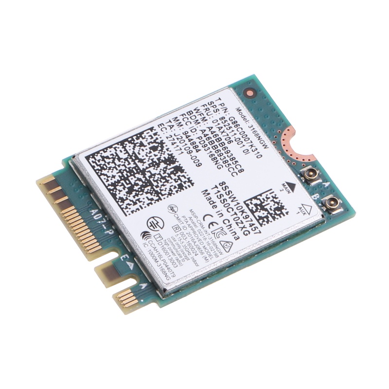 Thẻ Wifi Không Dây 600Mbps Cho AC 3168NGW NGFF for M 2