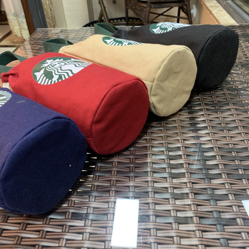 Túi dây rút Starbucks đựng bình nước tiện lợi dễ mang theo