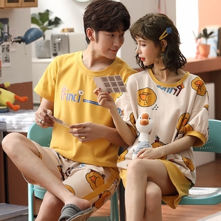 áo nữ đồ bộ pyjama Pijama Set Đồ Ngủ Bằng Satin Phong Cách Hàn Quốc Quyến Rũ Dành Cho Nữ Đồ ngủ đôi đồ mặc nhà thu đông cặp đôi cao cấp nam