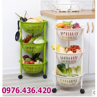 Kệ 3 tầng tròn