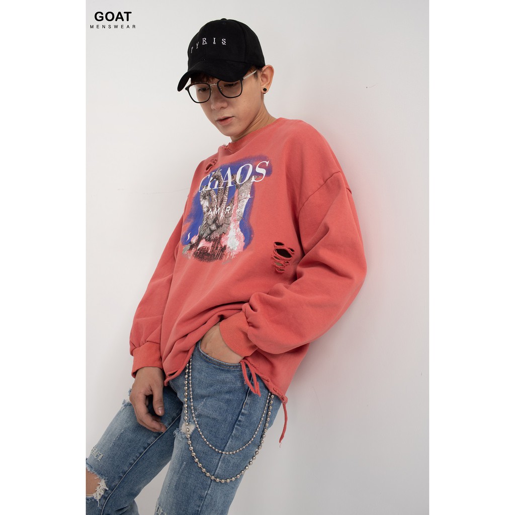 Áo Sweater Dài Tay Form Rộng Dành Cho Nam GOAT MENSWEAR
