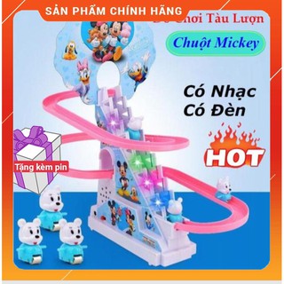Đồ Chơi Chuột Mickey Leo Cầu Thang có kèm đèn, nhạc nền cực hấp dẫn cho bé