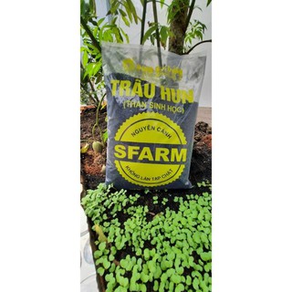 Vỏ trấu hun nguyên cánh - sfarm 5dm3 - gần 500gr