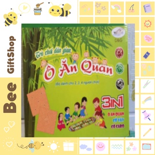 Bộ cờ ô ăn quan 3 trong 1 (Cờ ô quan, Ca rô, Cờ vây)
