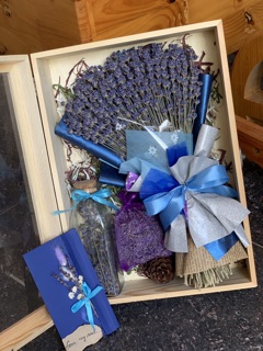 Hộp quà hoa lavender