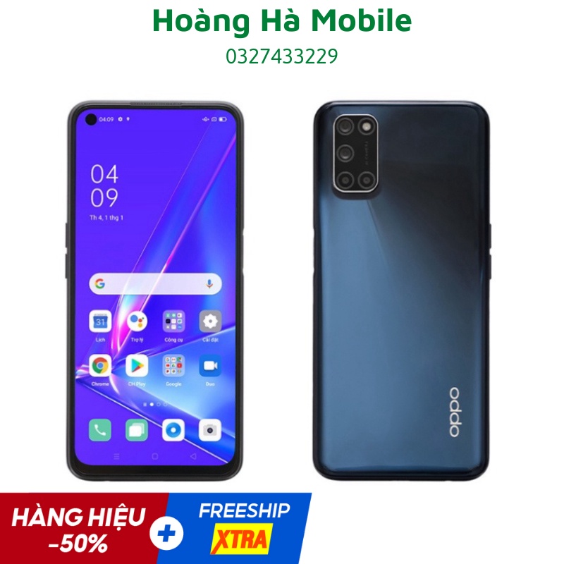 Điện Thoại Oppo A92 2020 (8GB/128GB) màu đen - Hàng Chính Hãng- BH 12 tháng toàn quốc bản quốc tế mỹ mã LLA
